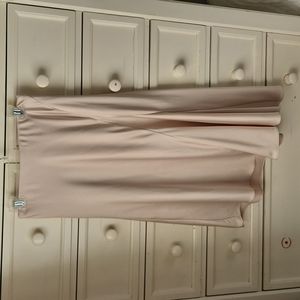 Express tan satin skirt ✨️ 💕